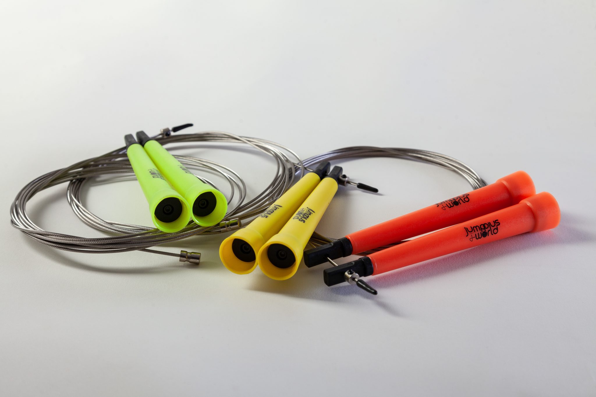 Jumpplus Speed Rope Yellow Orand and -fluro Yellow Jumpplus Speed Rope