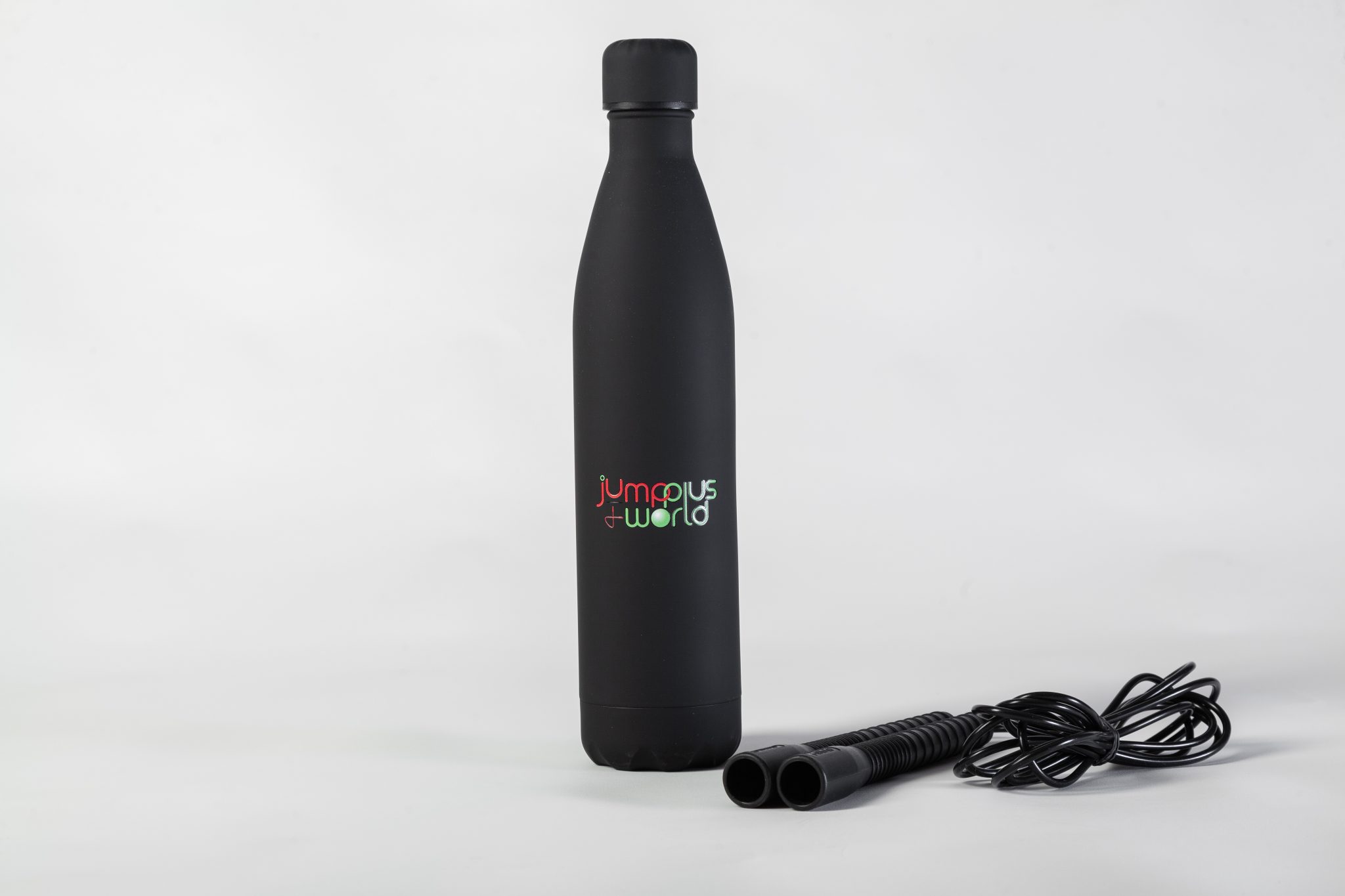 Jumpplus Bottle Black and Cable Rope